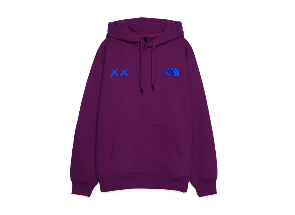 The North Face Kaws Hoodie "Purple Blue"