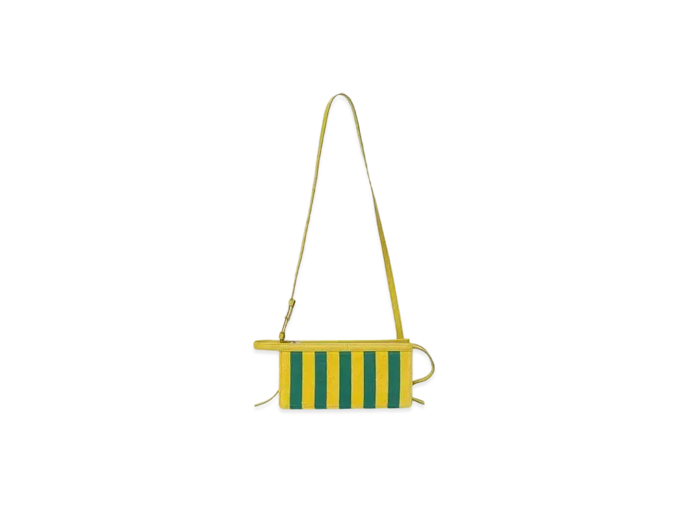ANREALAGE Photochromic Velvet Bag "Yellow/Blue Stripe"