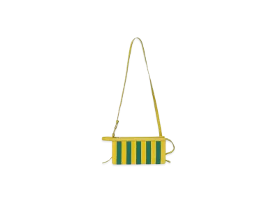 ANREALAGE Photochromic Velvet Bag "Yellow/Blue Stripe"