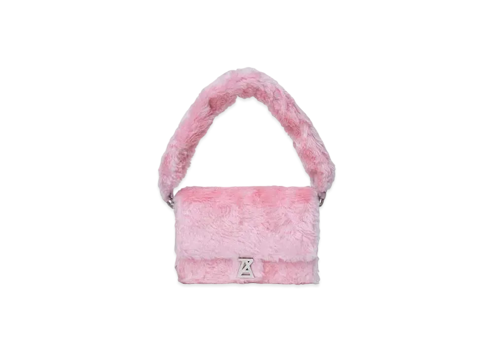 ANREALAGE Photochromic Fur Bag "Pink/Blue"