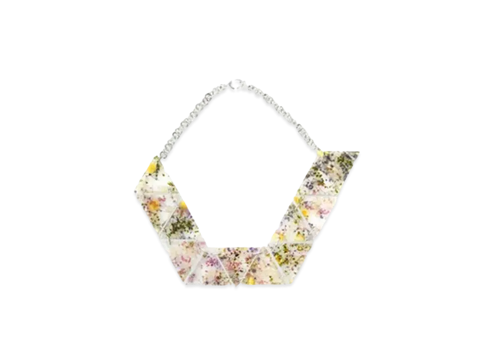 ANREALAGE Flower Polygon Neckless "Colorful"