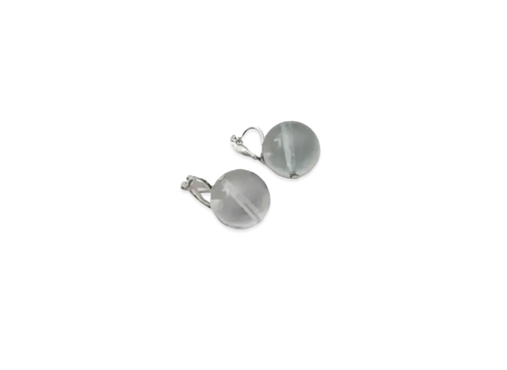 ANREALAGE Photochromic Ball Earrings "Clear"