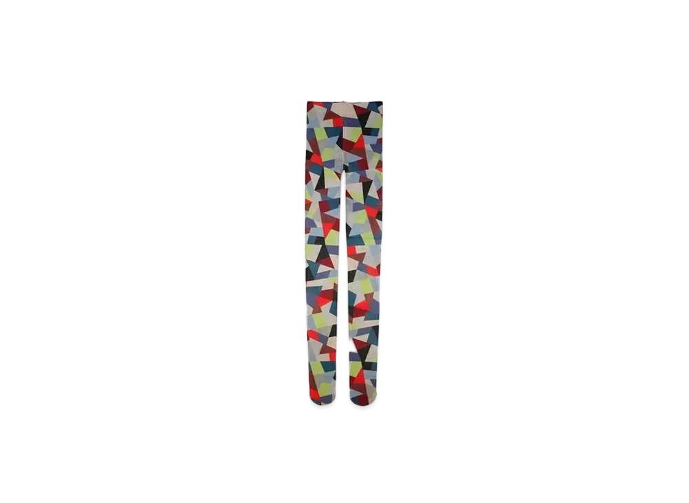 ANREALAGE Patchwork Print Tights "Colorful"