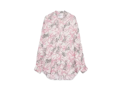 DAIRIKU Spangle Jungle Scarf Tie Shirt "MORNING JUNGLE"