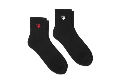 ANDFAMILYS Sport Socks -DEER- "BLACK"