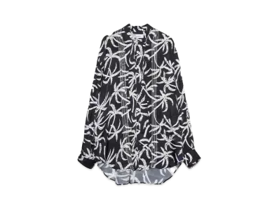 DAIRIKU Spangle Jungle Scarf Tie Shirt "NIGHT JUNGLE"