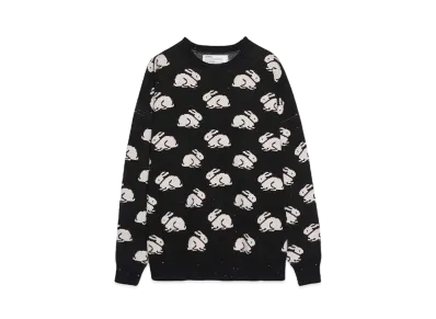 DAIRIKU "Rabbit" Oversized Pullover Knit "BLACK"