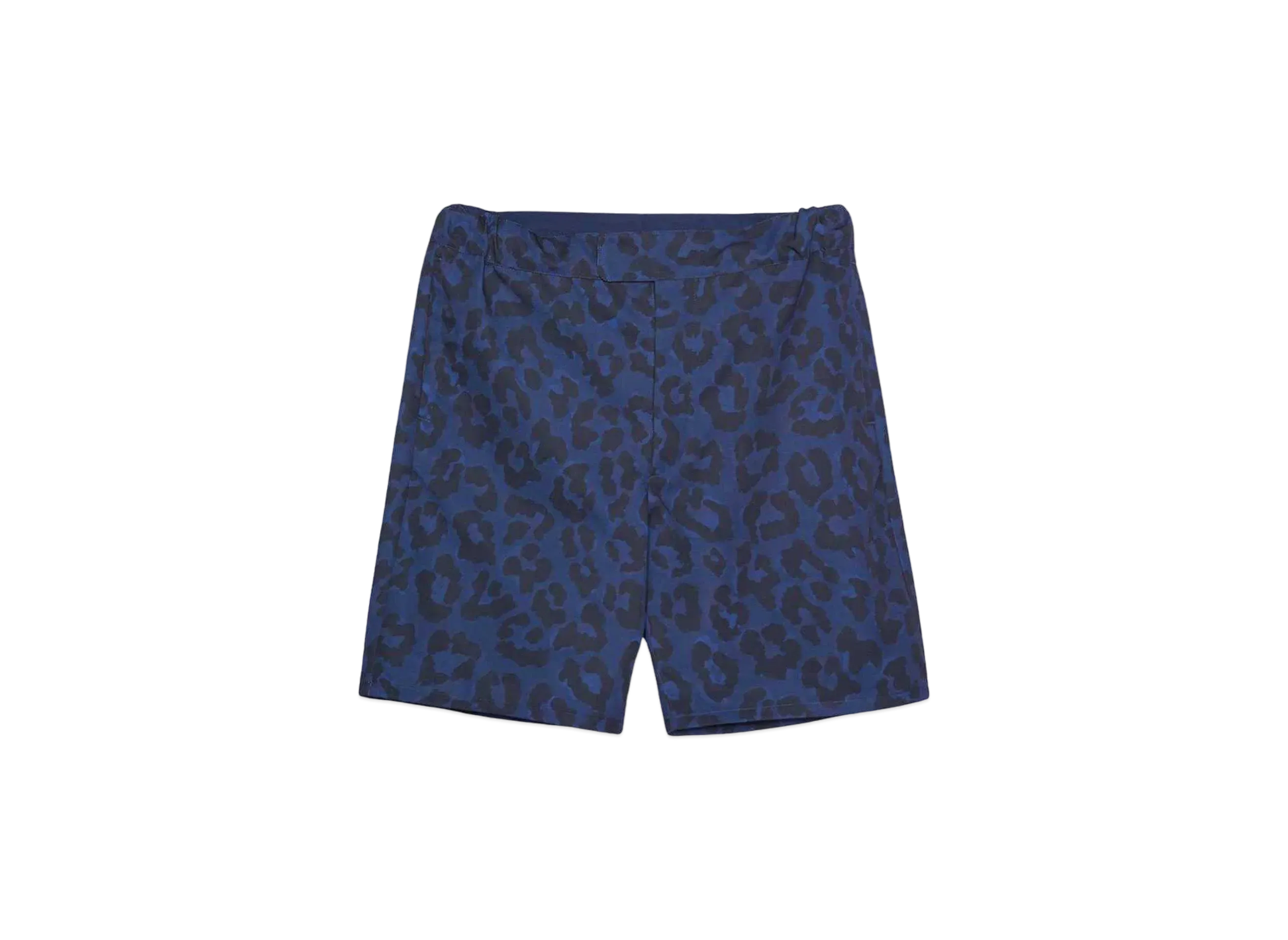 BUENA VISTA Leopard half pants "NAVY"
