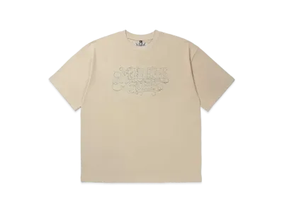 APHRODITEGANG Stitch Classic Logo S/S Tee "Light Brown"
