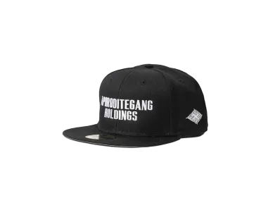 APHRODITEGANG AGH Logo Snapback Cap "Black/White"