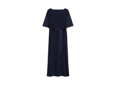Max Mara Jordan Lyocell Nylon Jersey Dress "Navy"