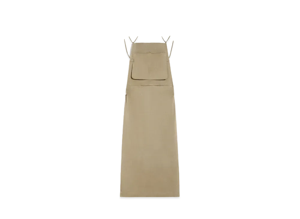 Max Mara Olivi Cotton Stretch Workwear Dress "Khaki"