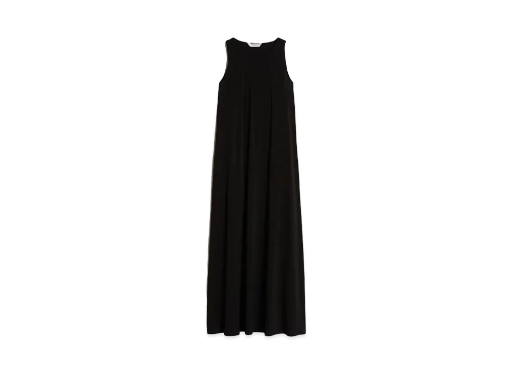 Max Mara Spraymo Stretch Jersey A-Line Dress "Black"