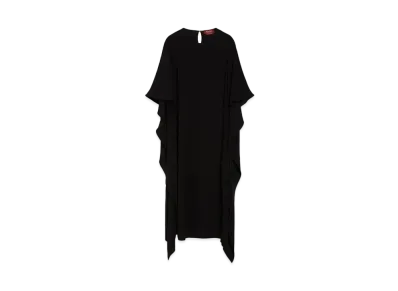 Max Mara Ombrosa Cady Fabric Long Dress "Black"