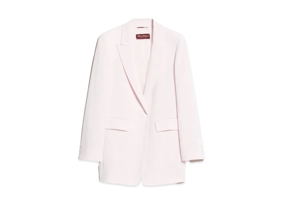 Max Mara Sagra Triacetate Cady Tailored Jacket "Pink"