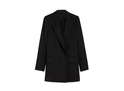 Max Mara Revico Wool Mohair Oversized Jacket "Black"