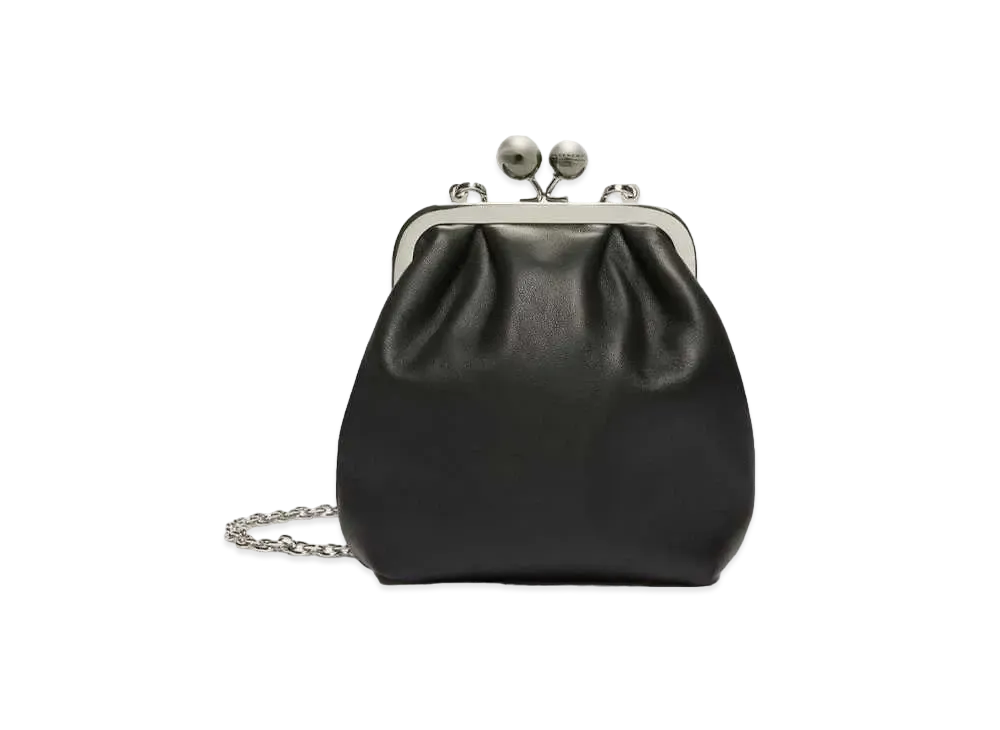 Max Mara Piave WE Lamb Leather Small Pasticino Bag "Black"