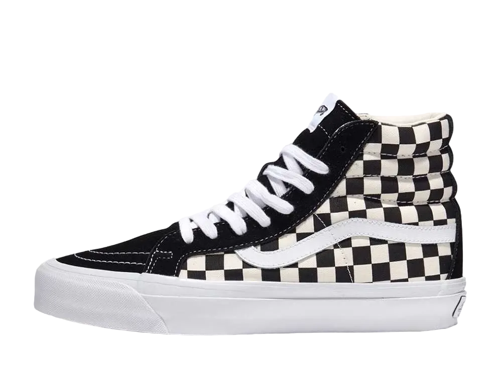 バンズ プレミアム スケートハイ38 "チェッカーボードブラック/オフホワイト"
