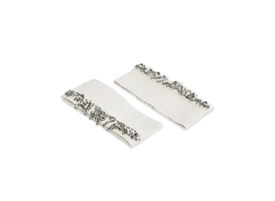 Max Mara Saretta Embroidered Cufflinks "Ecru"