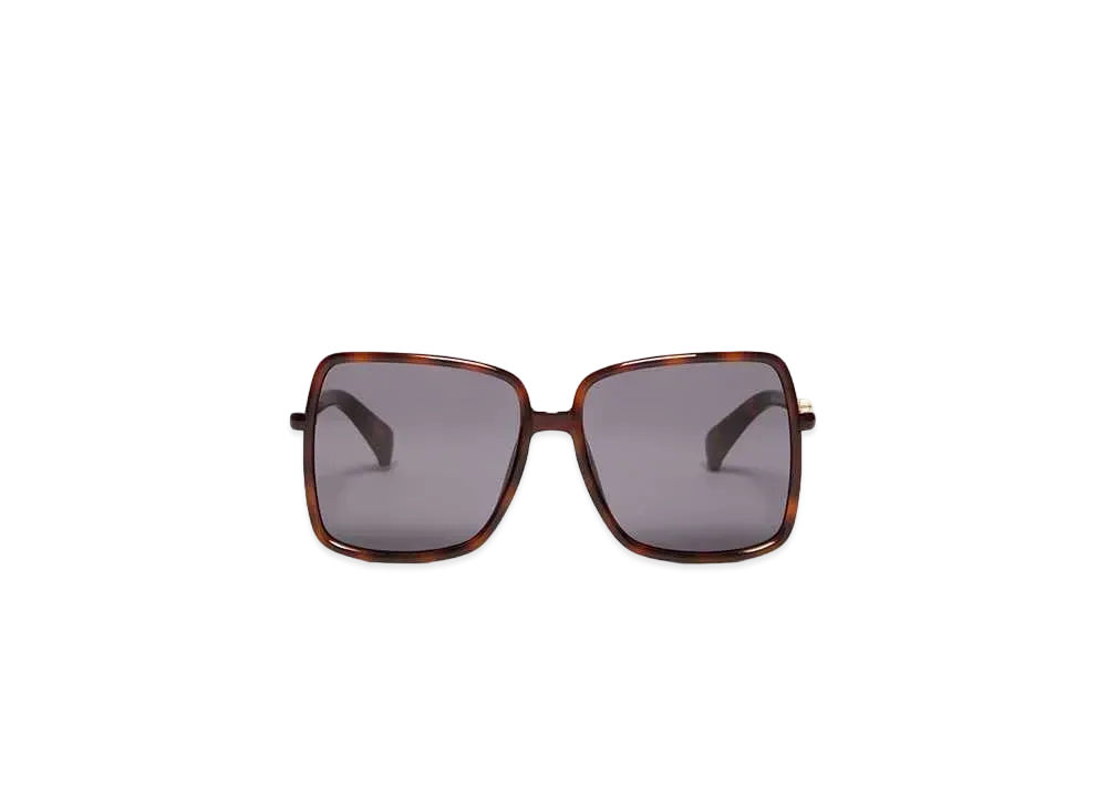 Max Mara Emme Oversized Square Sunglasses "Brown"