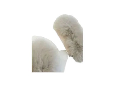 Max Mara Susanna Fox Fur Cuffs "Sand"