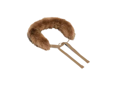 Max Mara Chelson Fox Fur Hood Trim "Camel"