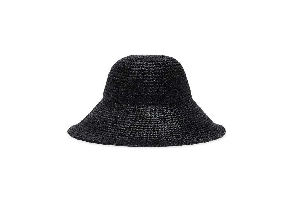 Max Mara Karl Straw Hat "Black"