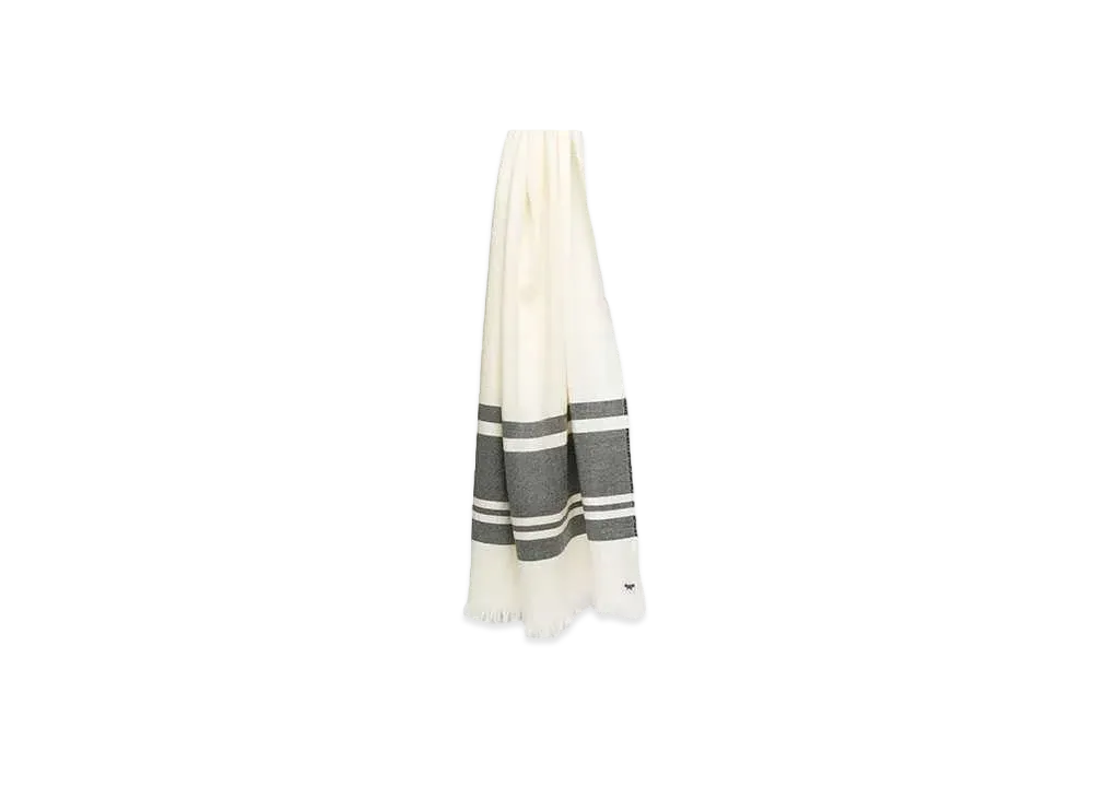 Max Mara Galea Pure Wool Stole "Black"