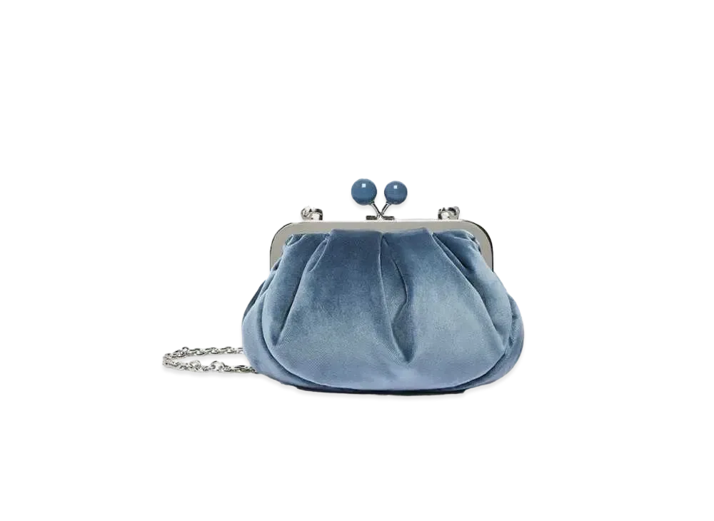 Max Mara Cavour Small Velvet Pasticino Bag "oil"