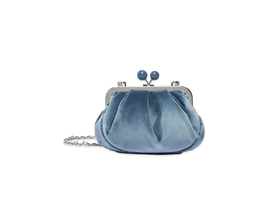 Max Mara Cavour Small Velvet Pasticino Bag "oil"