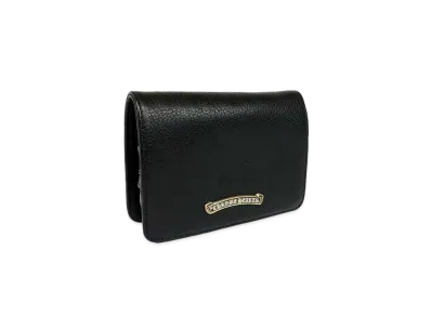 Chrome Hearts Joey by Fold Wallet / Heavy Leather "Black"