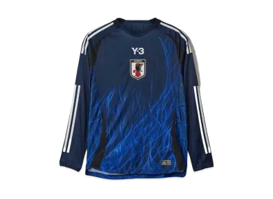 adidas Y-3 Japan National Football Team 2024 Home Authentic Long Sleeve Jersey "Legend Ink"