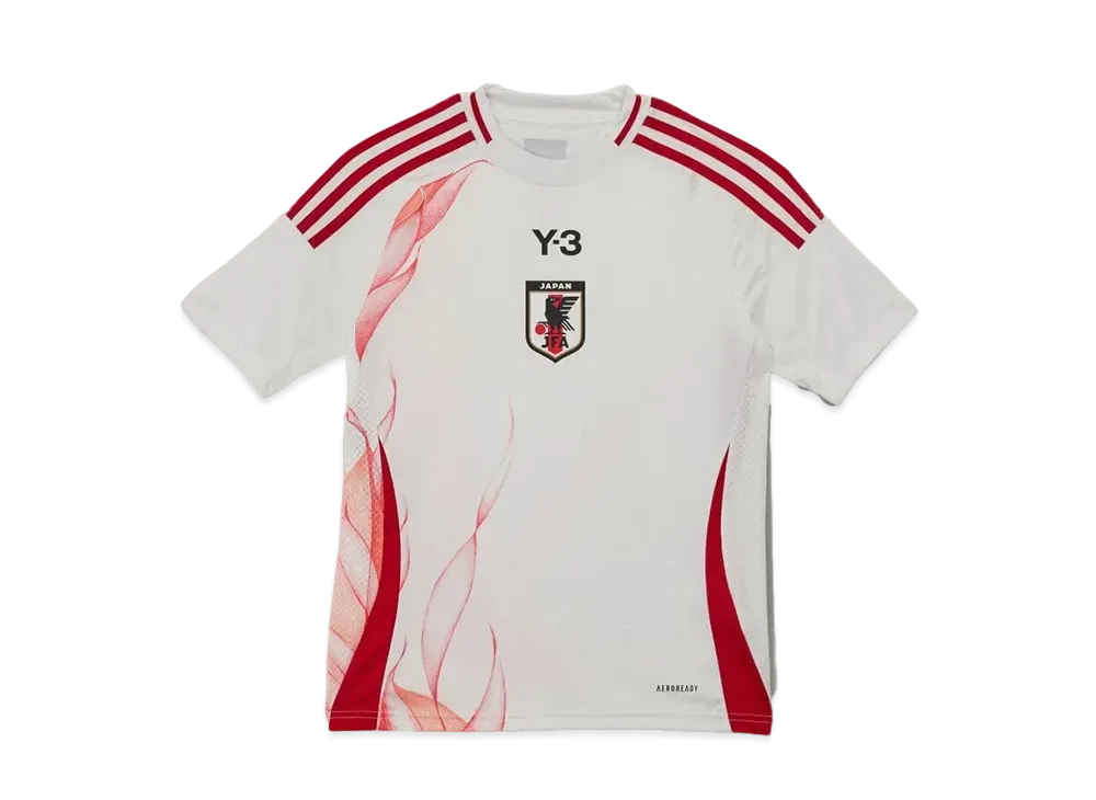 adidas Y-3 Kids Japan National Soccer Team 2024 Away Replica Jersey "Core White"