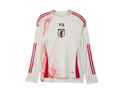 adidas Y-3 Japan National Football Team 2024 Away Authentic Long Sleeve Jersey "Core White"