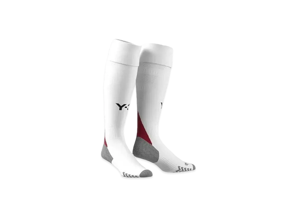adidas Y-3 Japan National Football Team 2024 Away Replica Socks "Core White"