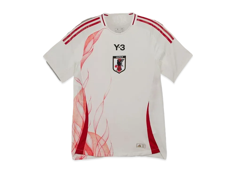 adidas Y-3 Japan National Football Team 2024 Away Authentic Jersey "Core White"