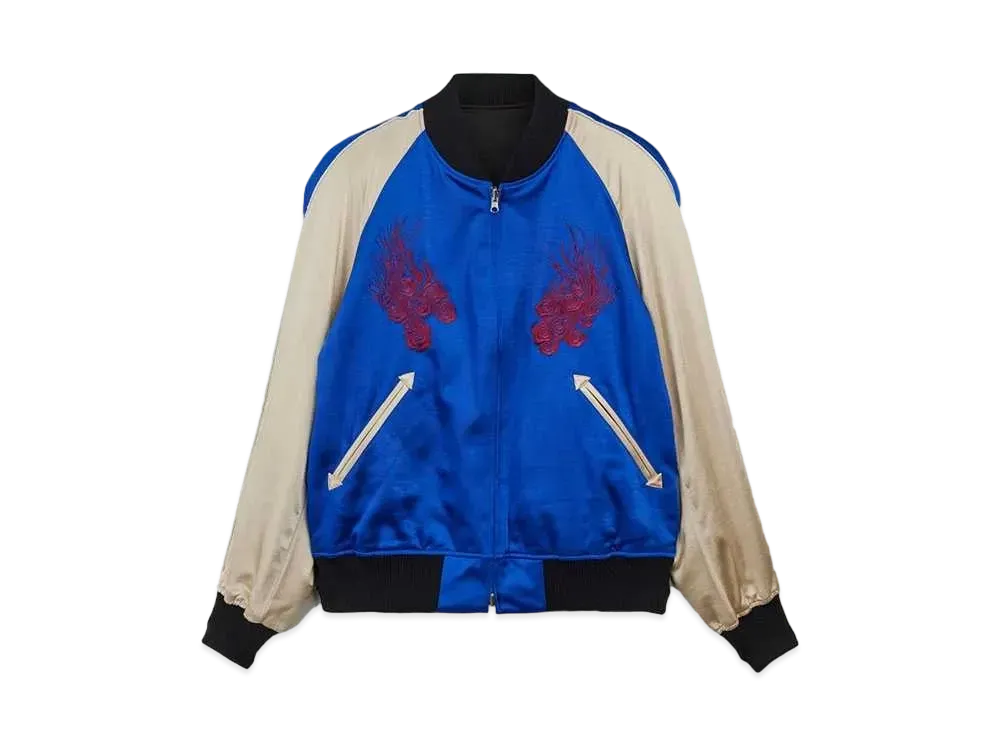 Y-3 JFA Souvenir Jacket "Bold Blue/Champagne/Black"