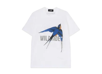 WILDSIDE Yohji Yamamoto CROW White T-Shirt "White"