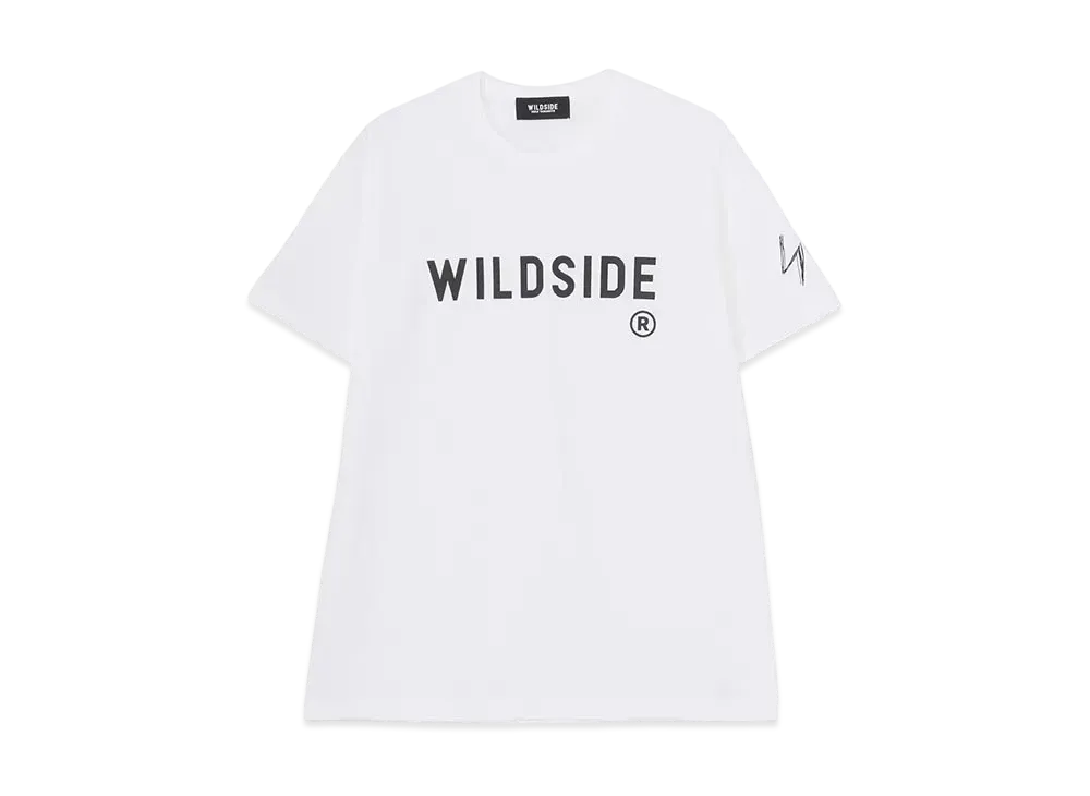 WILDSIDE Yohji Yamamoto WILDSIDE Logo T-shirt "White"