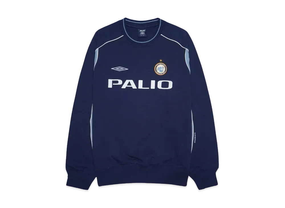PALACE UMBRO Crewneck "Blue"