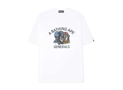 A BATHING APE x GOD SELECTION XXX General Tee "White"