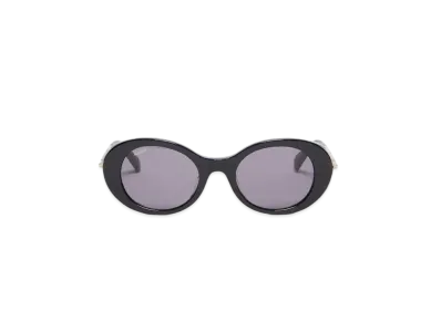 Max Mara Malibu Oval Sunglasses "Black"
