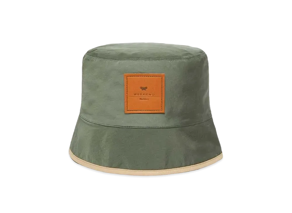 Max Mara GIOIRE Nylon Bucket Hat "Khaki"