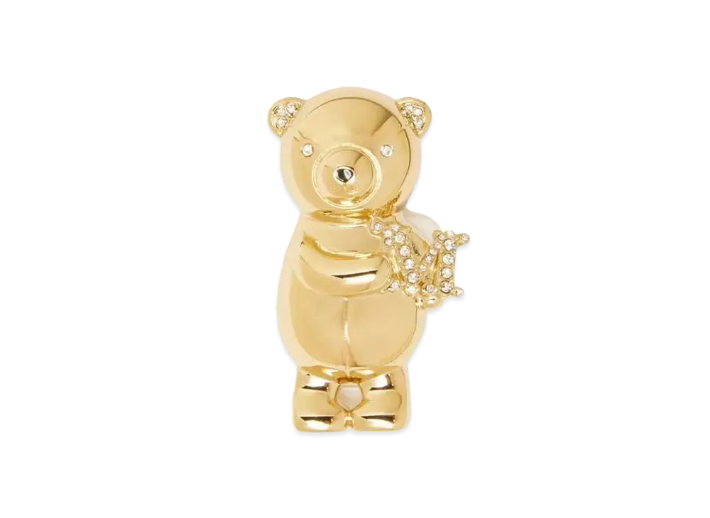 Max Mara Teddy Brooch Metal Teddy Brooch "Gold"