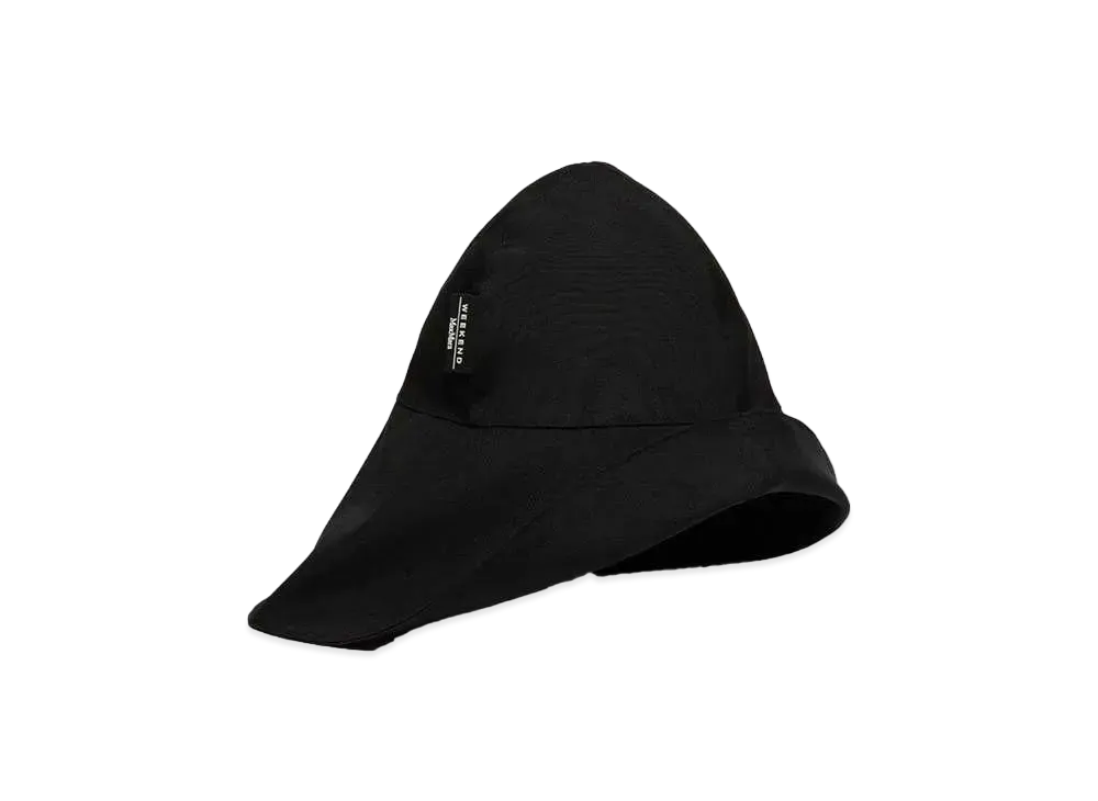 Max Mara Nicola Technical Twill Bucket Hat "Black"
