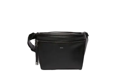 Max Mara Archetipo Calf Leather Belt Bag "Black"