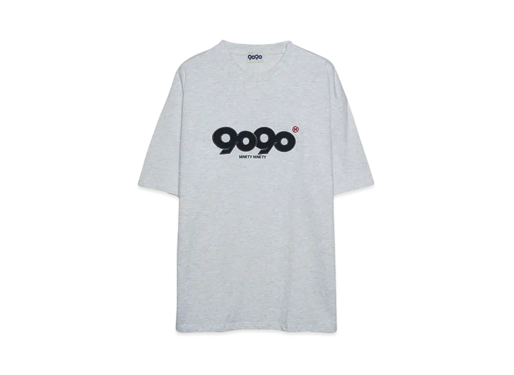 9090 OG Logo tee "HEATHER WHITE"