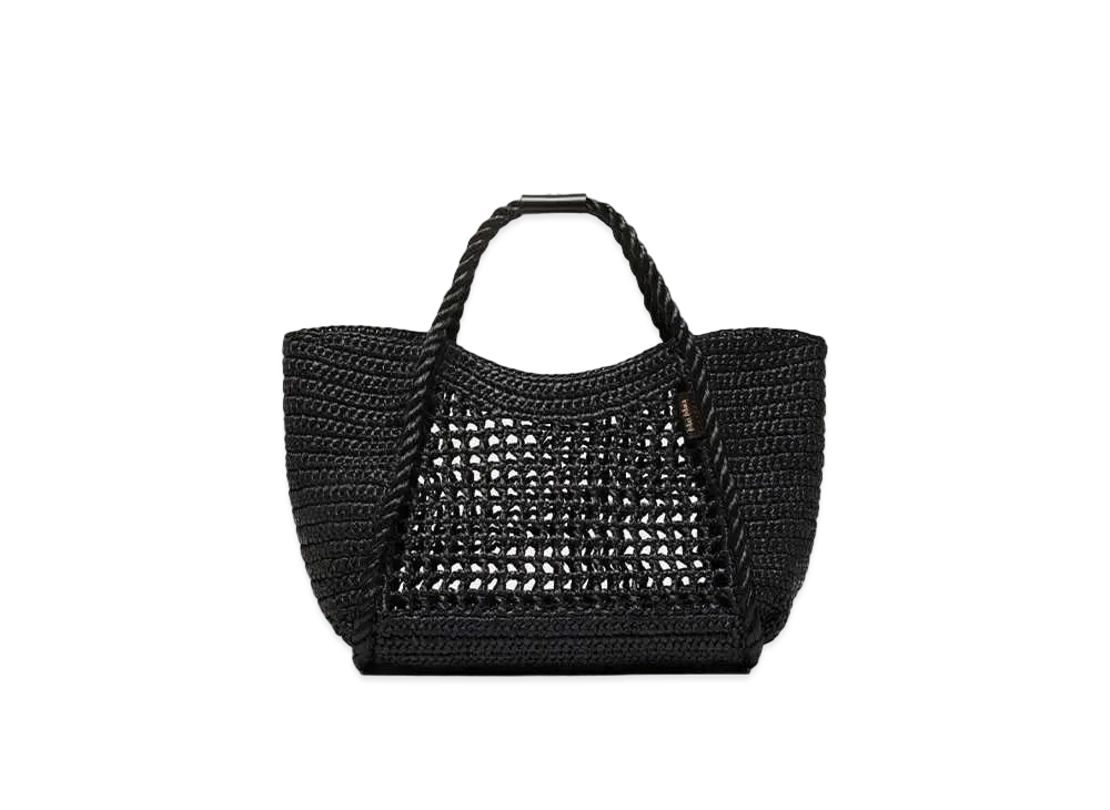 Max Mara Marine Basket Medium Bag "Black"