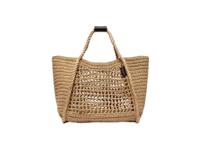 Max Mara Marine Basket Medium Bag "Clay"