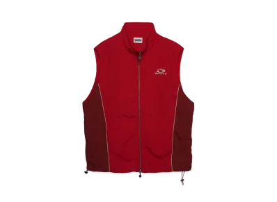 9090 Tech Zip Nylon Vest "RED"